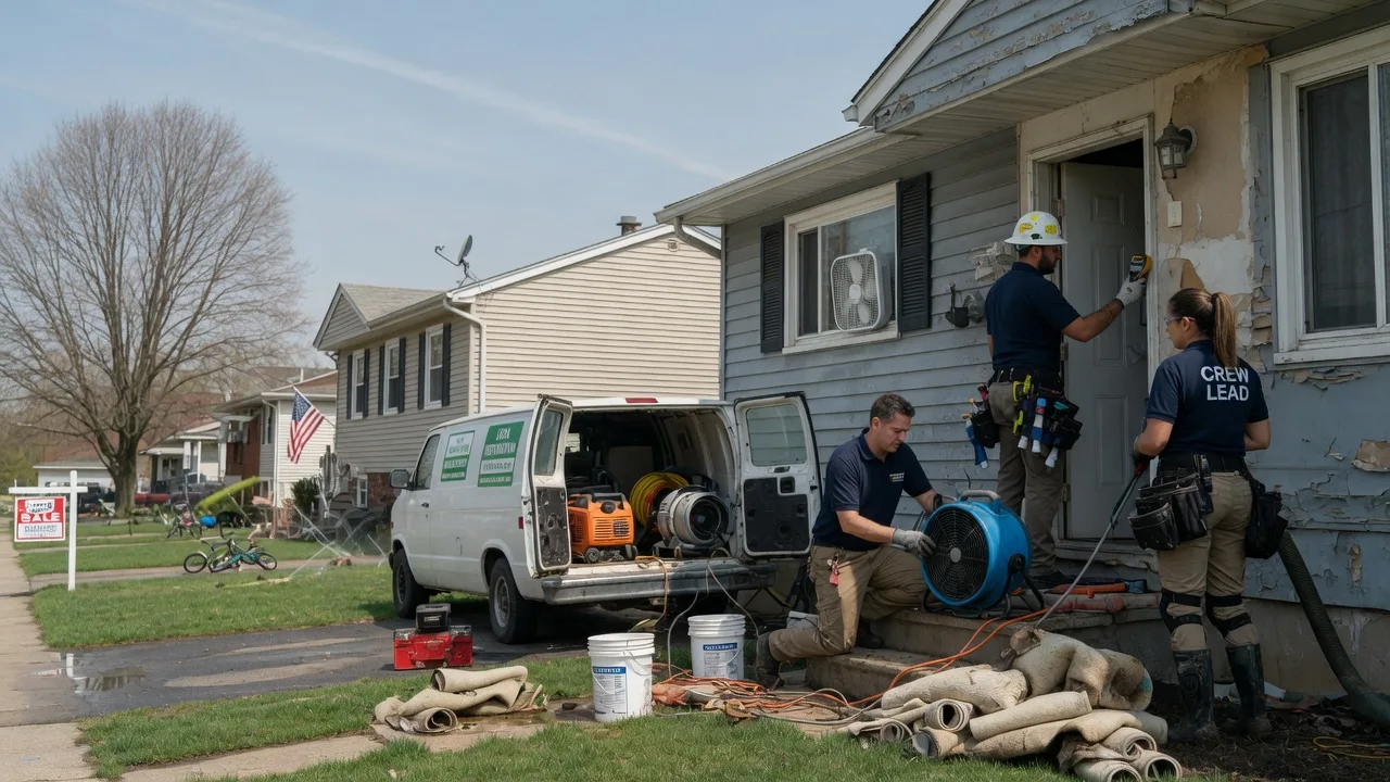 Flood Cleanup in Albion, MI near me